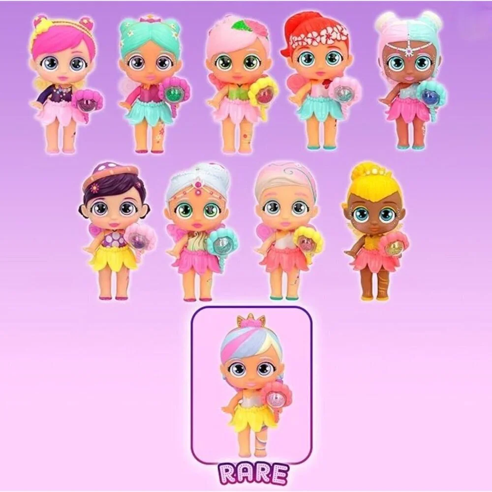 Bloopies Fairies 9+ Surprises And Surprise Doll Case Light Collectible Mini